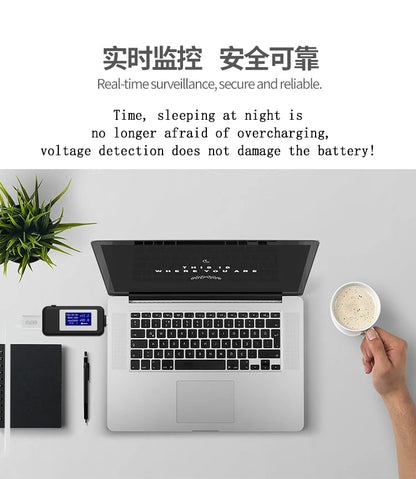 10-in-1 USB Digital Tester Voltmeter Ammeter for Power Bank & Charger