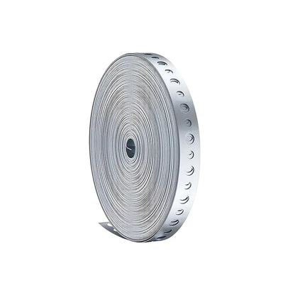 15M Galvanized Steel Tape Pre-Punched Multi-Slot Metal Tape for Pipe Support and Sheet Metal Work Hoop Sign Board
