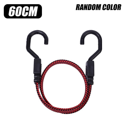 Motorcycle Bungee Cord Luggage Strap with Steel Hooks Cargo Tie Down