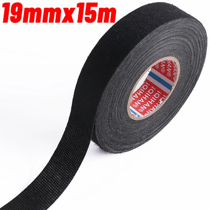 Electrical Insulating Tape Heat Resistant Harness Tape 8/15/19mm Car Wiring Loom Protection Waterproof Adhesive Tape