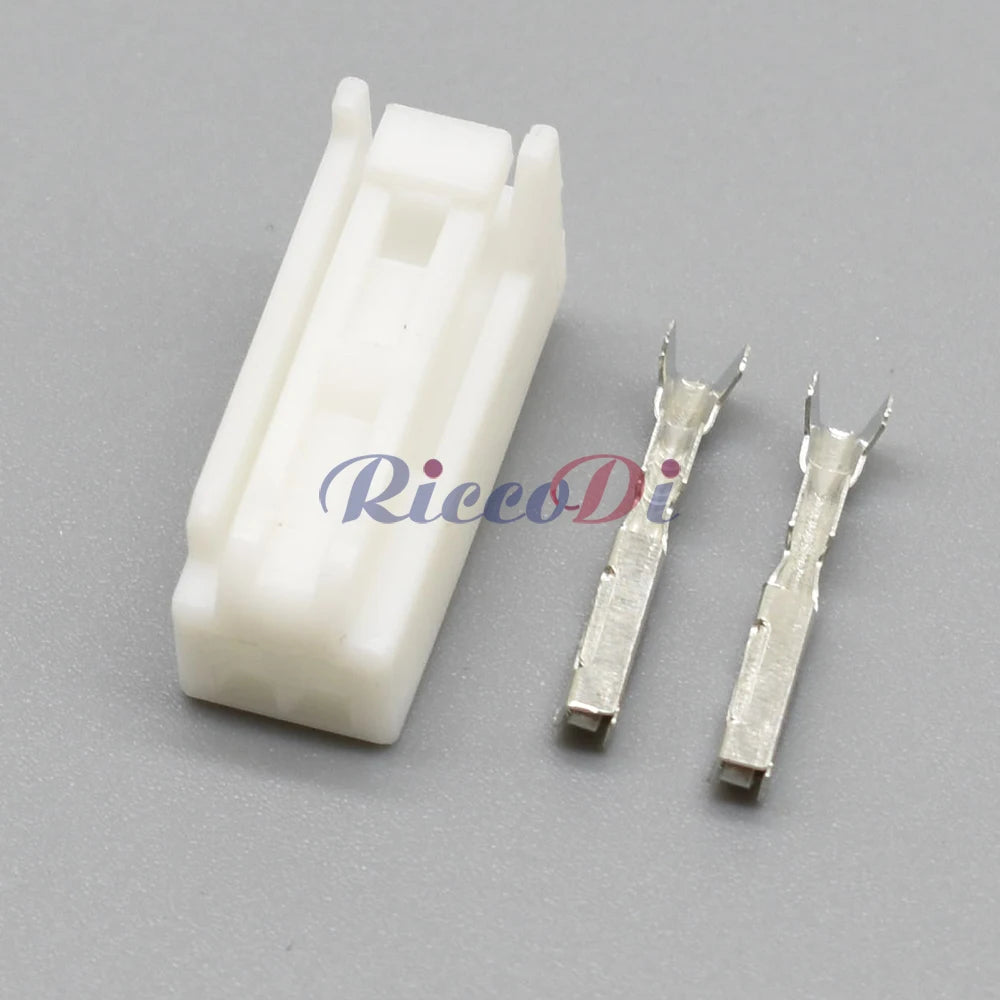 2 Pin 1mm Reader Coil Light Socket Connector 7282-5845 7283-5845 DJ7029YB-1 PA66 for Toyota