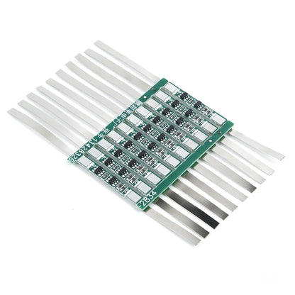 3A Protection Board Kit for 3.7V 18650 Li-ion Battery with Solder Tabs JB 28×3mm, Over-Discharge Protection 4.275±0.025V