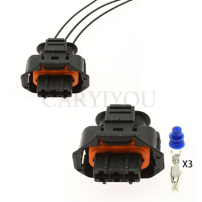 3-Pin Common Rail Diesel Injection Pump & Crankshaft Pressure Sensor Connector 1928404227