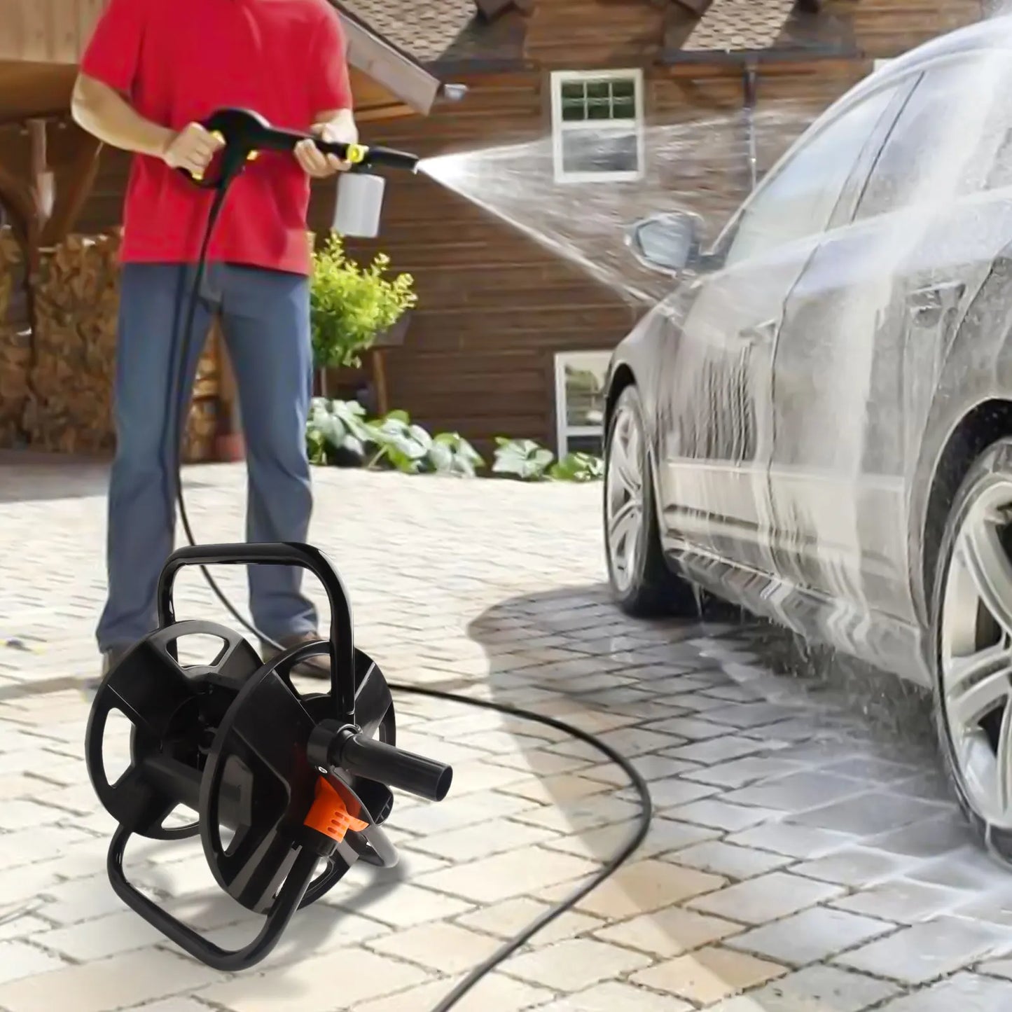 Water Hose Gardening Tasks Cleaning Tasks Efficient Organizer Hose Manager Hoses Hoses Manager Manager Storage Rack
