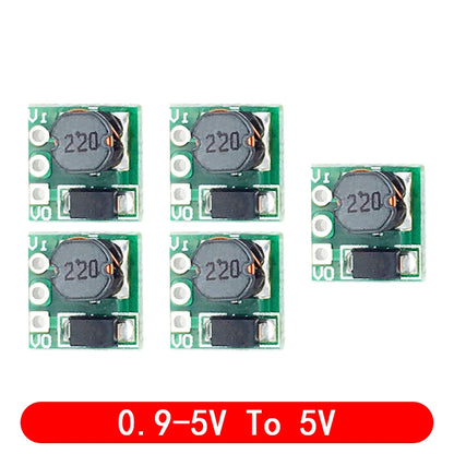 2pcs DC-DC Mini Step Up Boost Converter Module 0.9-5V to 3.3V/5V 500mA for Arduino