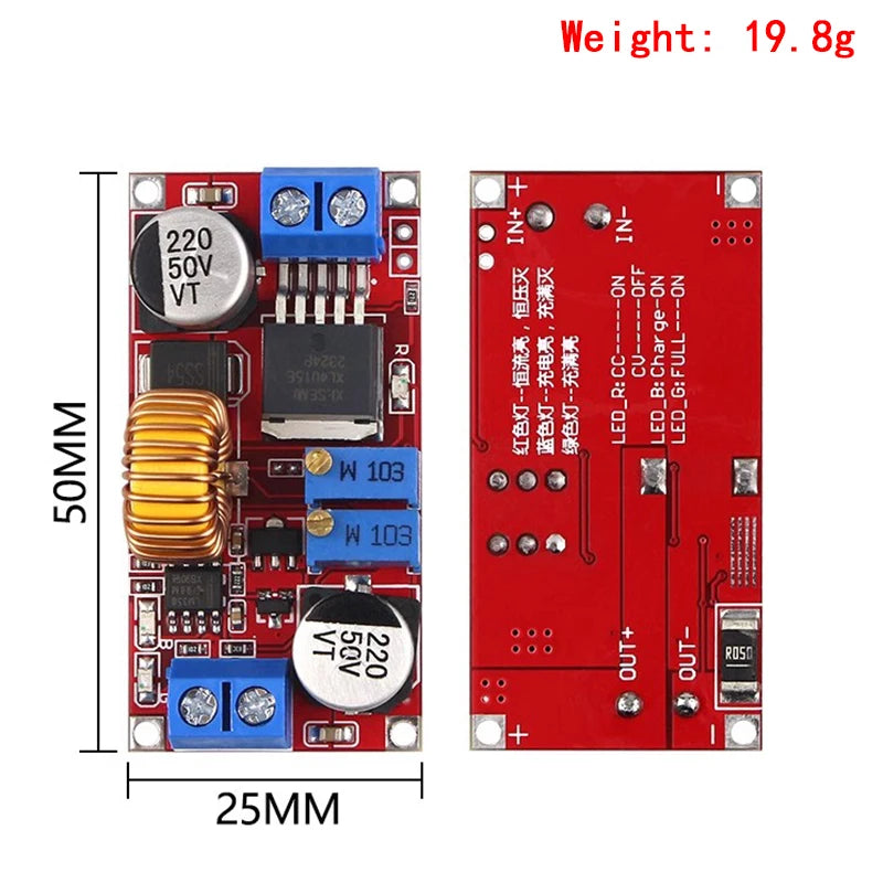 XL4015 5A DC-DC Step-Down CC/CV Lithium Battery Charging and Power Converter Module