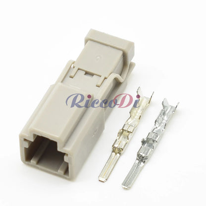 2 Pin Automotive Trunk Lock Connector Wiring Harness Plug 2.2mm for Honda Nissan