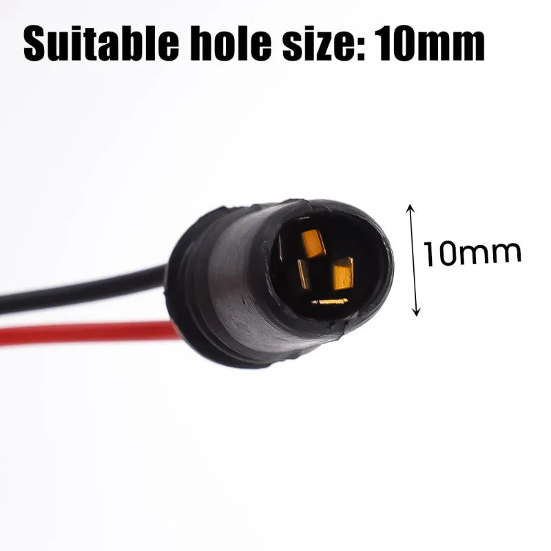 T10 W5W Car Wedge Light Bulb Socket Connector Holder Extension LED Lamp Bulb Base Holder Replacement Car Parts 6/1pcs