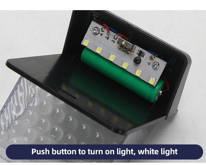 Mini Solar LED Wall Lamp with Light Sensor Waterproof Garden Light