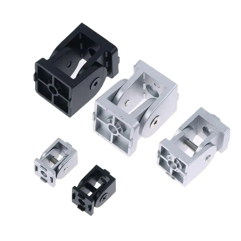 Zinc Alloy Hinge Industrial Aluminum Angle Connector for 20/30/40 Profiles