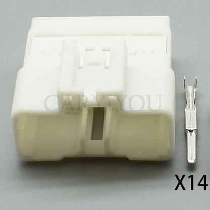 14 Pin Automotive Connector DJ7144Y-2.2-11 DJ7144Y-2.2-21 2.2mm PA66 Male Female
