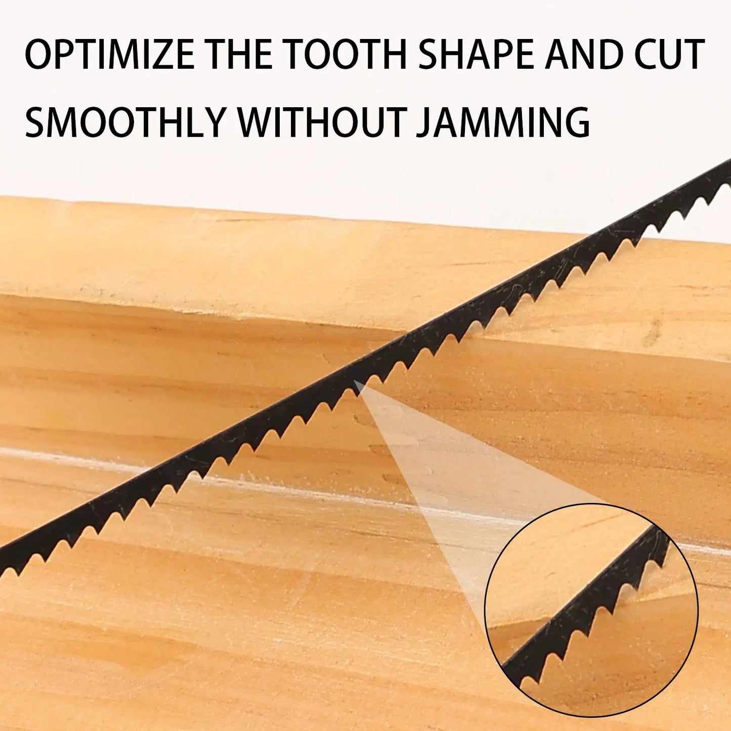 10/14/18/24T Carbon Steel Scroll Saw Blades Precision Fretsaw Sharp Fine Cut Blades for Plastic Metal Wood DIY Crafting Tools