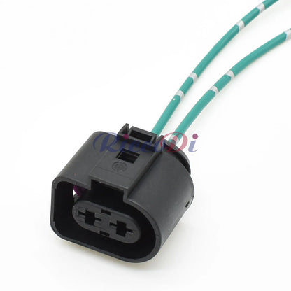 2 Pin Cooling Fan Connector 1J0973852 1J0973752 DJ70228-6.3 6.3mm for VW Audi Male Female