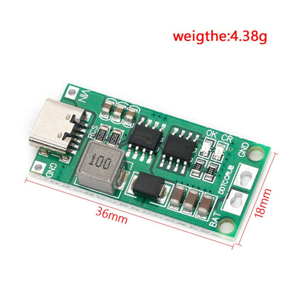18650 Lithium Battery Charger Module 2S 3S 4S USB Type-C 8.4V 12.6V 16.8V Boost Board