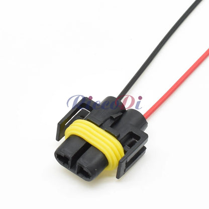 2 Pin 2.8mm Waterproof Fog Lamp Connector DJ7028Y-2.8-11/21 for H11 H8 H9 Headlight Male Female