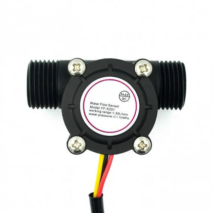 YF-S201 Hall Effect Water Flow Sensor 1-30L/min 2.0MPa Liquid Flow Switch