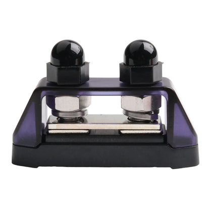 12V-48V Bus Bar M8 M10 DC Bus Bar Stainless Steel Studs Polycarbonate Plastic Cover Power Distribution For Yachts