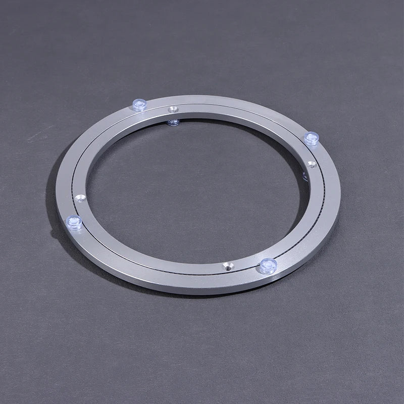 Smooth Swivel Plate Rotating Table Rotating Round 5/5.5/8/10/12 Inches Aluminum Ball Bearing Turntable Bearings Swivel Plate