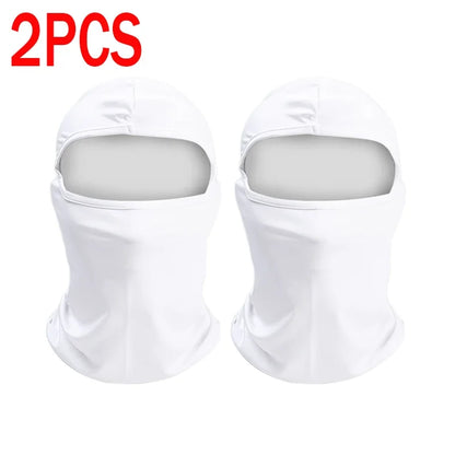 Breathable Ice Silk Cycling Balaclava Face Mask Neck Cover