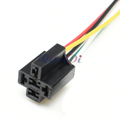 5 Pin 6.3mm Automotive Relay Socket DJJ7051-6.3-21 PA66 Instrument Large Current Unsealed Plug