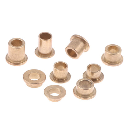 5Pcs Flange Bushing Copper Sleeve Inner Diameter 8MM Powder Metallurgy Oil Bearing With Edge Step Shoulder