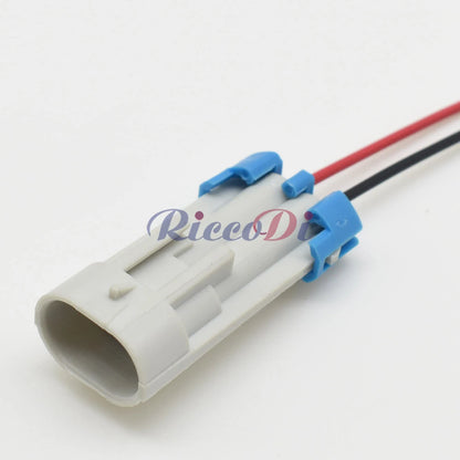 Waterproof 2 Pin Automotive Electric Jet Valve Connector DJ7024B-1.5-21 Male Female Plug