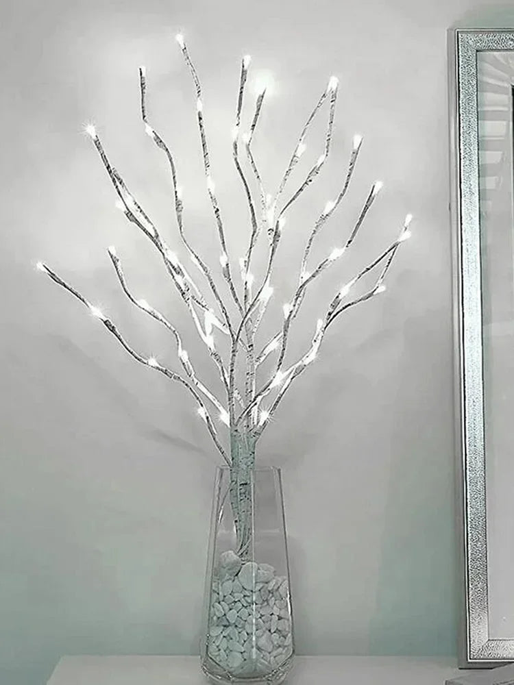 1 PC White Birch Branch Light LED Festive Lights Battery Operated for Christmas Party Wedding Decoration Twig Outdoor Lights