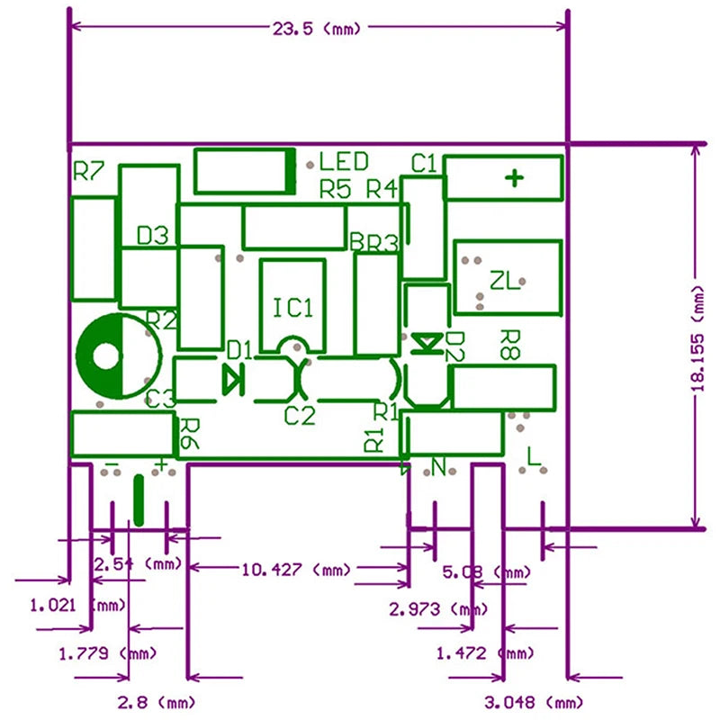 220V to 5V 700mA Isolated Power Supply Step Down Module 3.5W