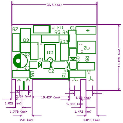 220V to 5V 700mA Isolated Power Supply Step Down Module 3.5W