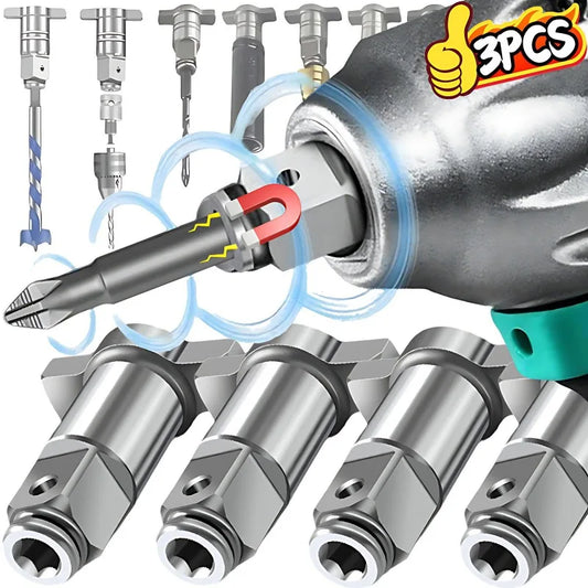 3/1PCS Electric Wrench Adapter Multifunctional Square Head T-shaft Electric Brushless Impact Wrench Shaft Power Tool Accessory