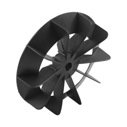 Plastic Replacement Fan Blade for Air Compressor Compatible with Direct Online Motor Features Low Noise and Stable Structure