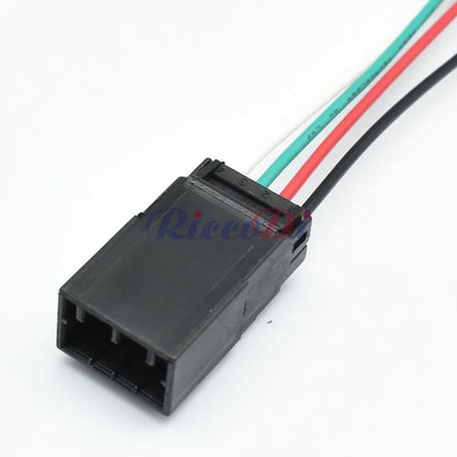 4 Pin Waterproof Connector 174929-1 174922-1 DJ7044Y-1.8 PA66 Black White Male Female