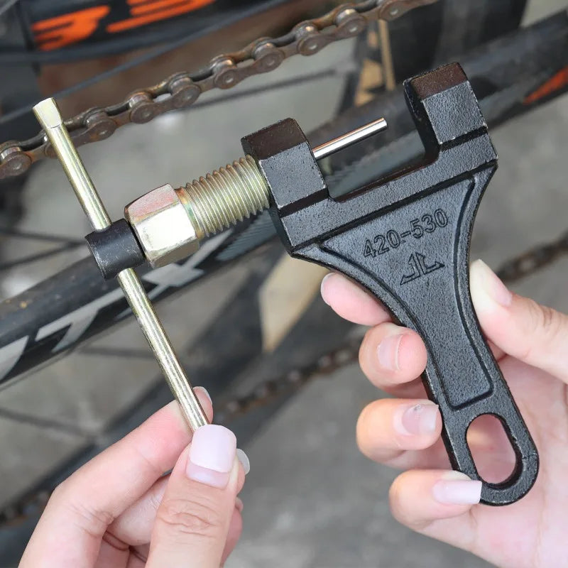420-530 Chain Breaker Cutter Splitter Tool Motorcycle Link Remover Repair Kit Heavy Duty Forged Steel for ATV Dirt Bike Go Kart
