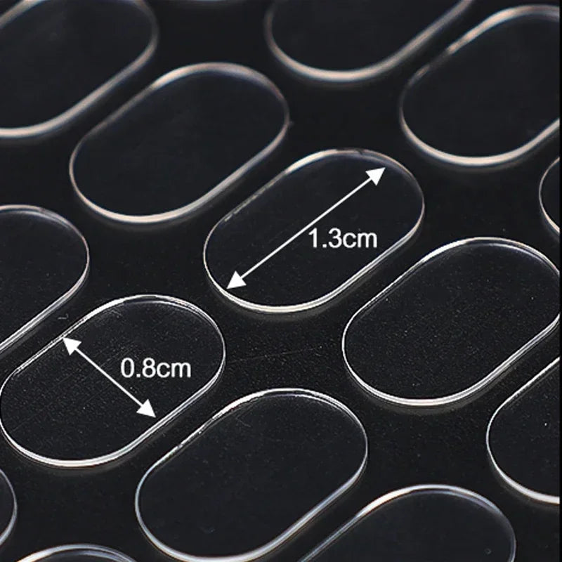 2000/100PCS Strong Double-Sided Tape Blind Box Foot Pad Glue Sticker for Blind Box Landscape Doll Foot Fixed Seamless Patch Tool