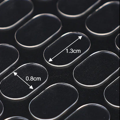 2000/100PCS Strong Double-Sided Tape Blind Box Foot Pad Glue Sticker for Blind Box Landscape Doll Foot Fixed Seamless Patch Tool