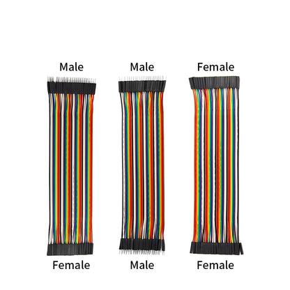Dupont Line 10cm-40cm Male to Male + Female to Male + Female to Female Jumper Wire Dupont Cable for Arduino DIY Kit