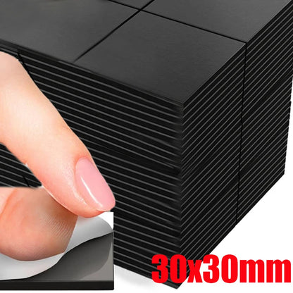 Magnetic Square Self Adhesive Magnets – Soft Magnetic Sheet Flexible Sticky for Refrigerator, Office & DIY (50/100PCS)