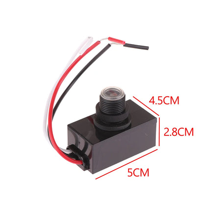 Photocell Sensor Switch – Dusk to Dawn Light Sensor for Outdoor Street Light, AC 110V-240V Photoelectric Sensor Switch
