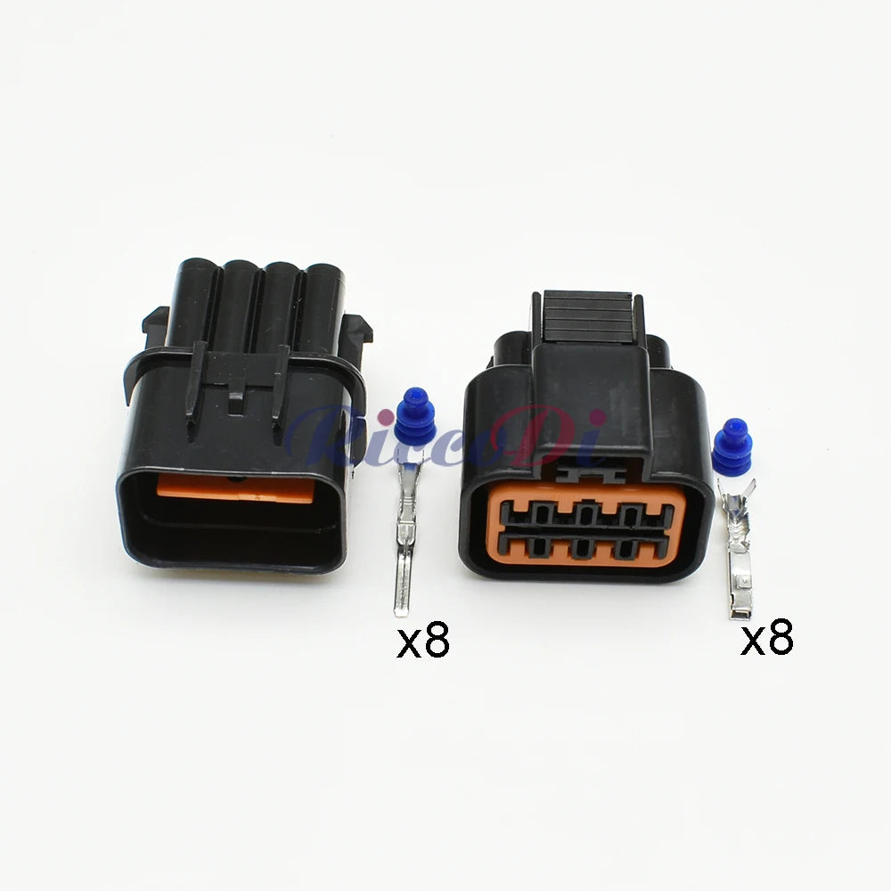 8-Pin Headlight Connector PB625-08027 / PB621-08020 for Hyundai KIA — OEM Wiring Harness Plug