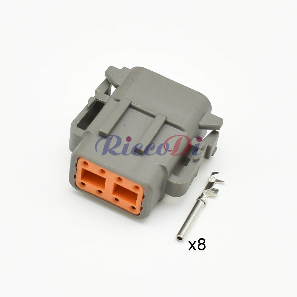 DTM04-8P / DTM06-8S Deutsch DTM Series 8-Pin Waterproof Connector — Automotive Plug with Terminals