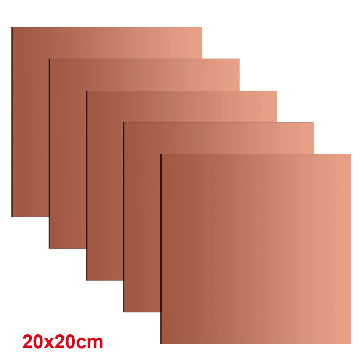 Single-Side Copper Clad PCB Board Kit 7x10, 10x15, 15x20, 20x30cm Universal DIY Laminate Circuit Board