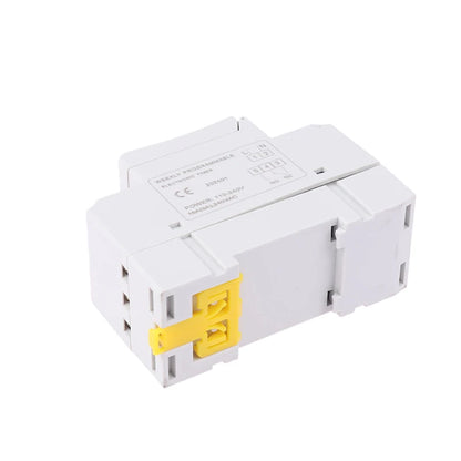 1pc Electronic Weekly 7 Days Programmable Digital Timer Switch Relay Control 220V 230V 10A 16A Din Rail THC15A Timer