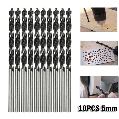 Woodworking Spiral Drill Bit Kit 3mm/4mm/5mm with Center Point for Wood Drills, Power Tool Parts