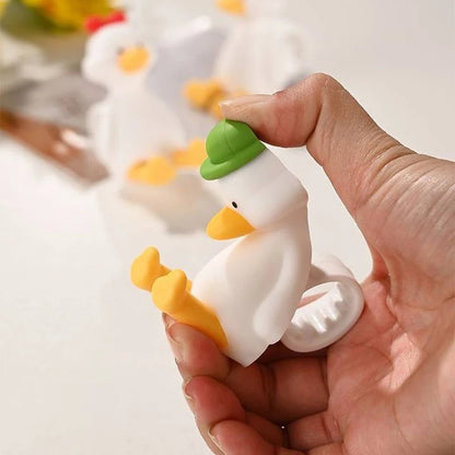 New Bear Duck Punch-free Door Anti-collision Pad Room Bathroom Door Handle Silicone Silent Protection Pad Door Handle Cover