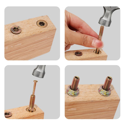 20/1PCS Heavy Duty Expansion Bolt Anchor M6 Sleeve Plasterboard Carbon Steel Wall Fix Bolts for Concrete Hardware