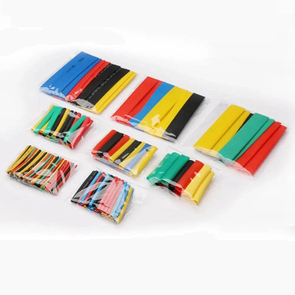 328PCS Heat Shrink Tubing Set 2:1 Shrink Ratio Heat Shrink Cable Sleeve 8 Sizes Electrical Equipment & Supplies Accessories