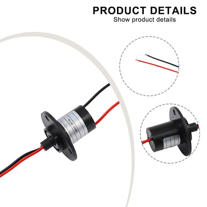 Suitable For PTZ All Kinds Of Machinery And Equipment Conductive Slip Ring Slip Ring Electrical Slip Ring 10 Million Revolutions