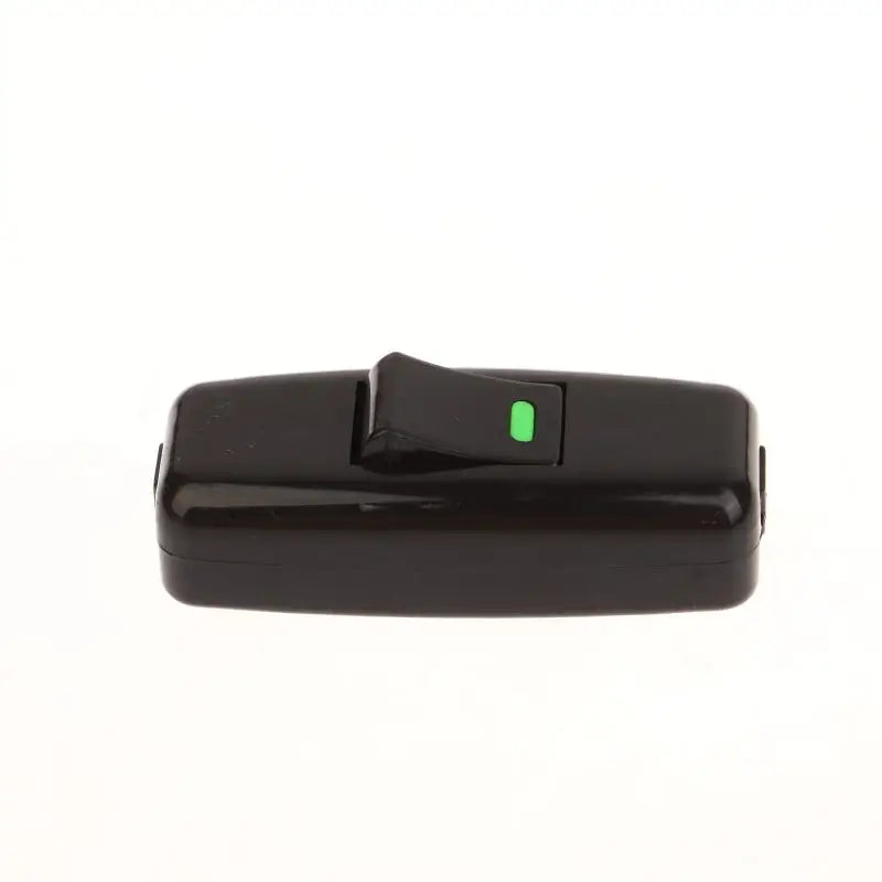 1/5PCS Home Light Boat Shape Switch Wires Cable Switches Classic Black Inline On/Off Table Lamp Switches Electrical Accessories