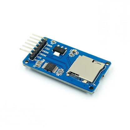 5pcs/lot Micro SD / TF Card Reader Module – SPI Interface with Level Converter