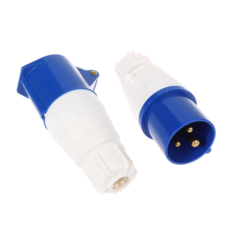 IP44 220V 16A Industrial Waterproof 3 Pin Plug & Socket Connector